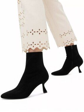 Loeffler Randall Tatum Golve Boot Black Size 8 NWT